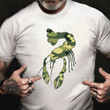 Military Lobster Crayfish Camo Print Shirt Veterans Day Presents Ideas