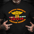 Hospital Corpsman Vietnam Veteran Shirt Graphic Tee Military Retirement Gifts