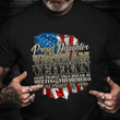 Proud Daughter Of A Vietnam Veteran Shirt American Flag T-Shirt Gifts For Mom In Law