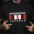 Afghanistan Veteran Shirt Proud Military Served  Afghanistan War Veterans Day Gift For Bro