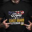 Coast Guard Veteran Wife Shirt Proud Wife Of USMG Veterans Day T-Shirt Gift For Her