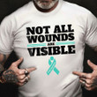 PTSD Awareness Shirt Ribbon Not All Wounds Are Visible PTSD Awareness Apparel Veteran Gift