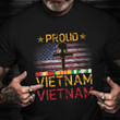 Vietnam Veteran T-Shirt Patriotic Proud Vietnam Veteran Shirt Best Gift For Vet