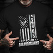 Proud Air Force Aunt Shirt My Nephew Has Your Back Flag T-Shirt Veteran Day Ideas Family Gifts