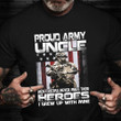 Proud Army Uncle Shirt Military Veteran Patriotic Clothing Happy Veterans Day Gifts For Uncle