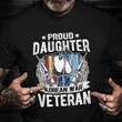 Proud Daughter Of A Korean War Veteran Shirt Military Family Patriotic Tees Veterans Day Gifts
