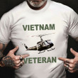 Helicopter Vietnam Veteran Shirt Vietnam War Veteran T-Shirt Vets Day Gift For Grandfather
