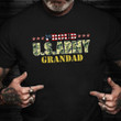 Proud US Army Grandad T-Shirt Honor Military Army Family Shirt Veterans Day Gift