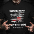 Submarine Veteran Shirt USSVI Proud Navy  Submarine Veteran Apparel Patriotic
