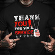 Veterans Day Shirt Thank You For Your Service T-Shirt Thank You Gifts For Veterans