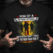 Vietnam Veteran Son T-Shirt Proud Son Of Military Vietnam War Vet Honor Veterans Day Shirt