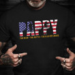 Pappy The Man The Myth The Bad Influence T-Shirt Veterans Day Shirts Gifts For Alcohol Lovers
