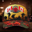 Canada Soldiers In Memorial Lest We Forget Poppy Hat Remembrance Day Hats Gift For Him