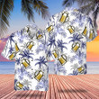Beer Coconut Tree Hawaiian Shirt Vacation Button Down Shirts Gifts For Beer Lovers