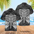 Mandala Elephant Hawaiian Shirt Men'S Button Up Shirt Birthday Present For Guys