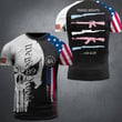 Trans Rights Or Else 2Nd Amendment Shirt Skull American Flag Support Gun Rights