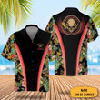 Custom Chef Tropical Hawaiian Shirt Men's Button Down Vacation Shirts Gifts For Chef