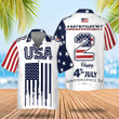 Amendment 2 Happy 4th Of July Independence Day Hawaiian Shirt Patriotic Gifts For Gun Lovers