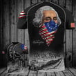 Washington We The People T-Shirt American Flag Patriot Mens Shirt Apparel