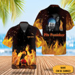 Custom Skull Pin Punisher Bowling Hawaiian Shirt Button Down Shirts Gifts For Bowlers 2023