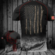 Tree Dog American Flag We The People Shirt Patriotic Men's T-Shirt Gifts For Husband