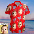 Custom Face Hawaiian Shirt Daddy I Love You Father's Day Shirts Personalized Gifts For Dad