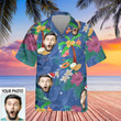 Custom Picture Hawaiian Shirt Vacation Button Down Shirts Present For Husband
