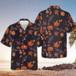 Black Cat Bat Pumpkin Halloween Hawaiian Shirt Halloween Themed Clothing For Men