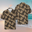 Black And Gold Rose Hawaiian Shirt Summer Short Sleeve Shirts Big Brother Gift Ideas