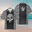 Metal Skull Golf Hawaiian Shirt Mens Short Sleeve Button Up Beach Shirts Gifts For Golfers