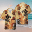 Pirate Skull Treasure Hunt Hawaiian Shirt Beach Button Up Shirt Best Friend Presents