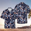 Flower Pattern Hawaiian Shirt Mens Tropical Button Down Presents For Brother In Law