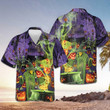 Fright Night Witch Hour Halloween Hawaiian Shirt Men's Button Up Shirt 2023 Halloween Ideas