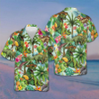 Tropical Dinosaur Hawaiian Shirt Summer Button Up Gifts For Dinosaur Lovers Adults