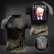 Trump Mug Shot Shirt Legend Pro-Trump 2024 T-Shirt We The People Skull Camo Clothing