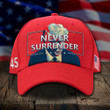 Donald Trump Mug Shot Hat Never Surrender Trump 2024 Merch Gifts For Maga Supporters