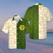 Green Leaves Honey Bee Hawaiian Shirt Vacation Shirts Button Up Gifts For Husband