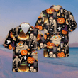 Halloween Mummy And Bags Of Sweets Hawaiian Shirt Mens Halloween Button Up Shirts Gift Ideas