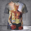 Boxing Donald Trump Mugshot T-Shirt Trump Never Surrender 3D Shirt MAGA 2024