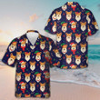 Christmas Corgis Pattern Hawaiian Shirt 2023 Christmas Dog Lovers Shirt Gifts For Him