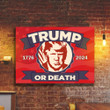 Trump Or Death Poster Trump 2024 Merch Donald Trump Mugshot Merchandise MAGA Decor
