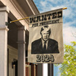 Donald Trump Mugshot Flag Trump 2024 Flag For Sale Wanted For President 2024 Trump Merch