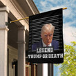 Trump Or Death Flag Legend Donald Trump Mugshot Flag MAGA Merch Never Surrender Merchandise