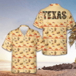 Texas Cowboy Cactus Hawaiian Shirt Men's Button Up Shirt Gifts For Texas Lovers
