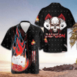Custom Casino Flame Hawaiian Shirt Mens Beach Button Up Shirts Gifts For Poker Players