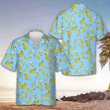 Summer Banana Seamless Pattern Hawaiian Shirt Mens Beach Button Up Gifts For Husband