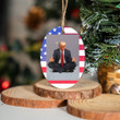 Meditation Donald Trump Mugshot Ceramic Ornament Donald Trump Campaign Xmas Decorations Sale