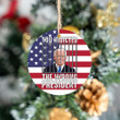 Anti Biden Ceramic Ornament You Indicated The Wrong President Ornaments For Christmas Tree