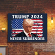 Trump Mugshot Poster Trump 2024 Merch Never Surrender Merchandise MAGA Wall Art