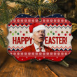 Happy Easter Joe Biden Christmas Ornament Funny Biden Xmas Tree Ornaments FJB Merch